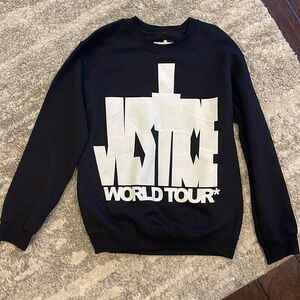 Justin Bieber “Justice world tour” sweater; size small